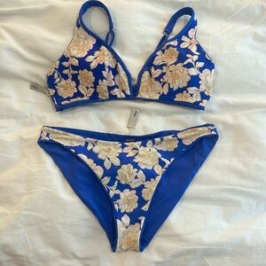 Mani Lapis Blue Reversible Bikini
